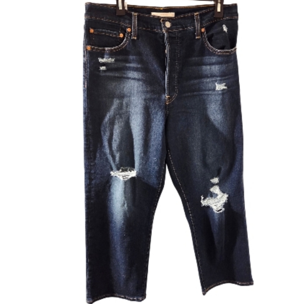 LEVI Strauss & Co. Distressed Blue Jeans